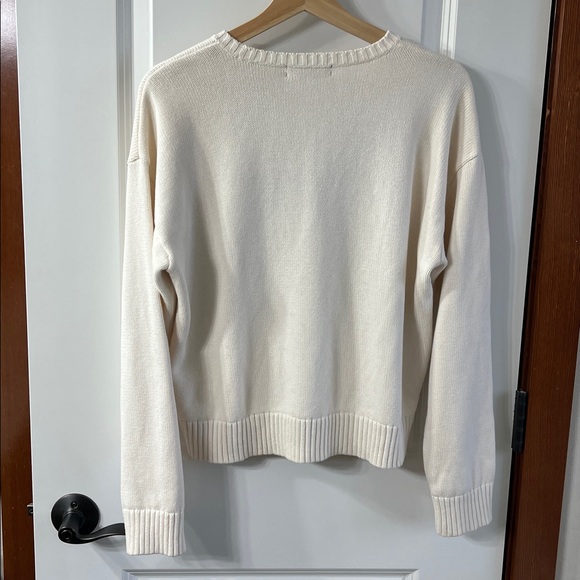 Ralph Lauren Cream Knit Sweater - Picture 3 of 11